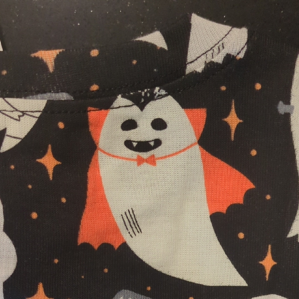 PJ Place NWT Kids Glow In The Dark Halloween Ghost Pants Shirt Matching Set - Picture 7 of 12